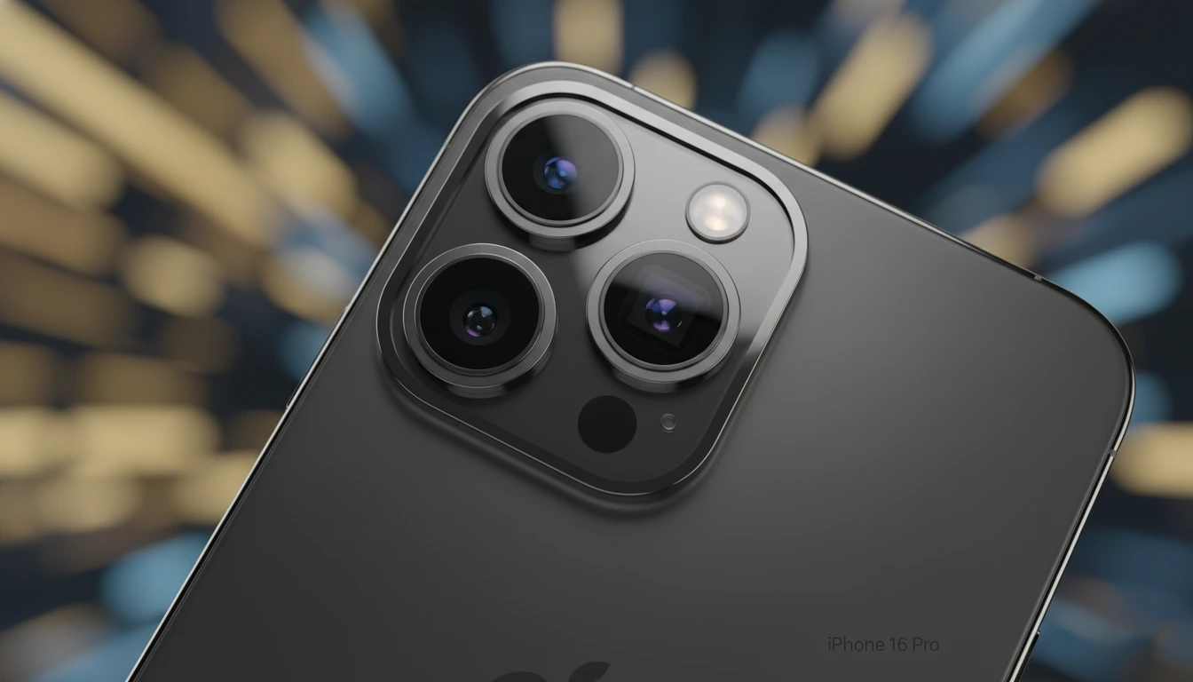 نظام كاميرا iPhone 16 Pro مع تقنيات التصوير المتقدمة.